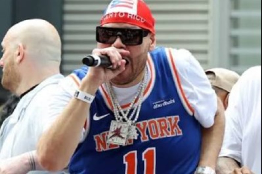 FAT JOE MET LE FEU A LA PARADE DES KNICKS